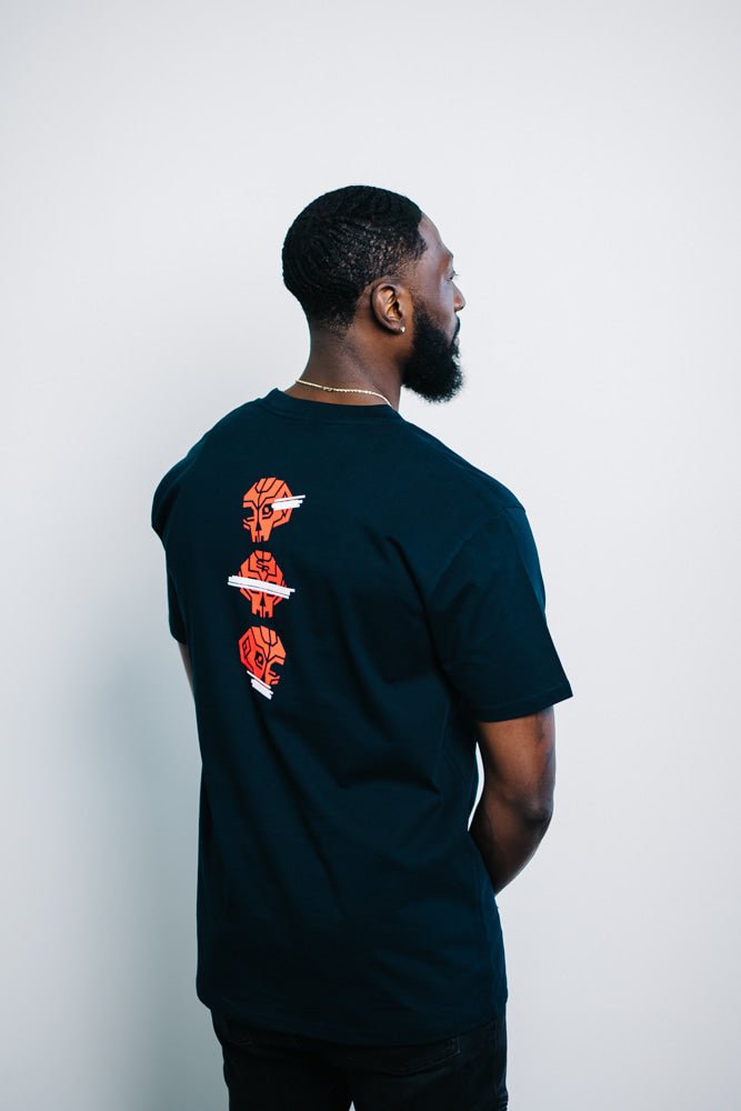 No Evil Graphic Logo T-Shirt SkullRobot