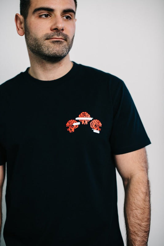 No Evil Graphic Logo T-Shirt SkullRobot