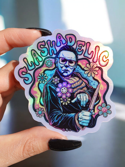 Slashadelic Halloween Sticker