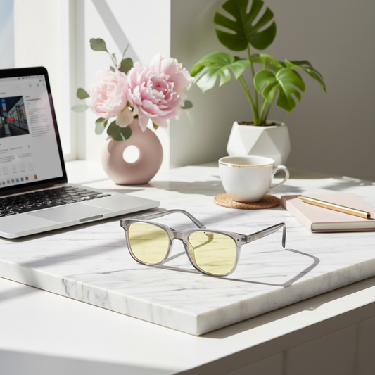 Smoky Quartz Computer Glasses Durable Lightweight Frames DreamWalkerz