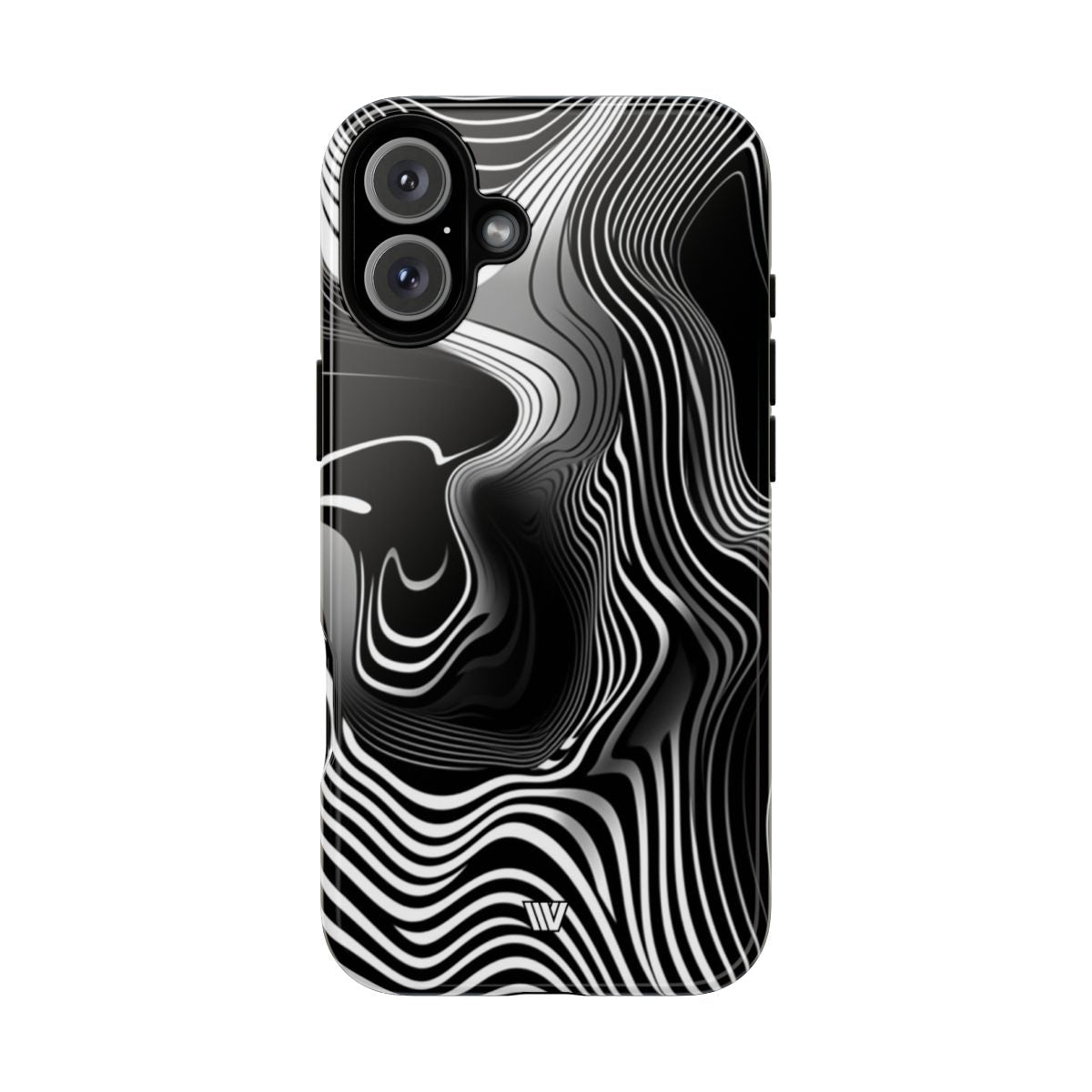 Abstract Zebra Stripes Tough Phone Case