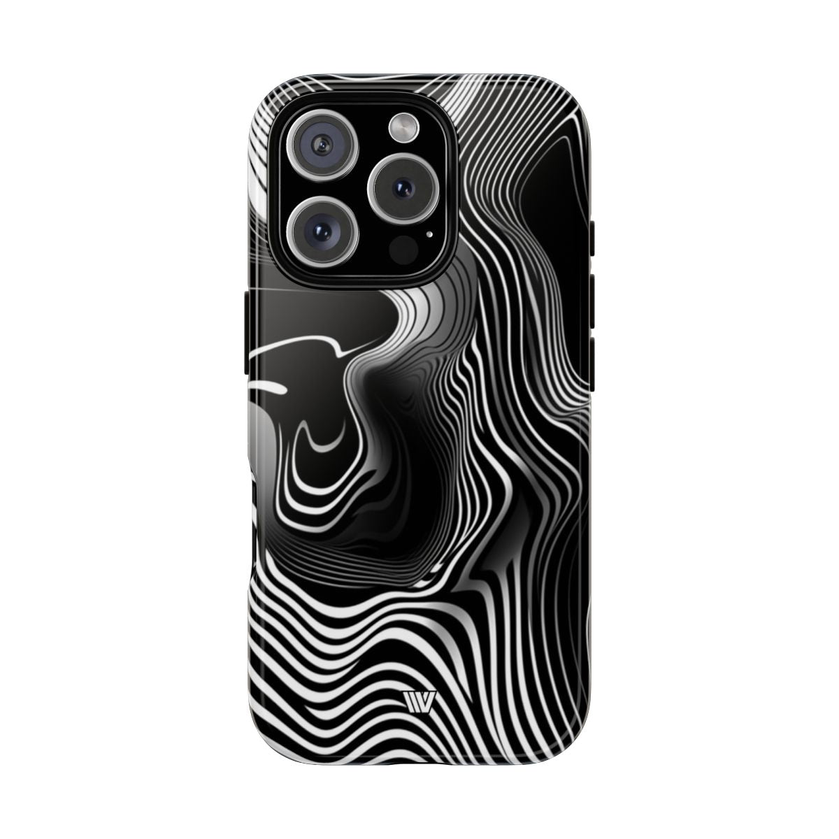 Abstract Zebra Stripes Tough Phone Case