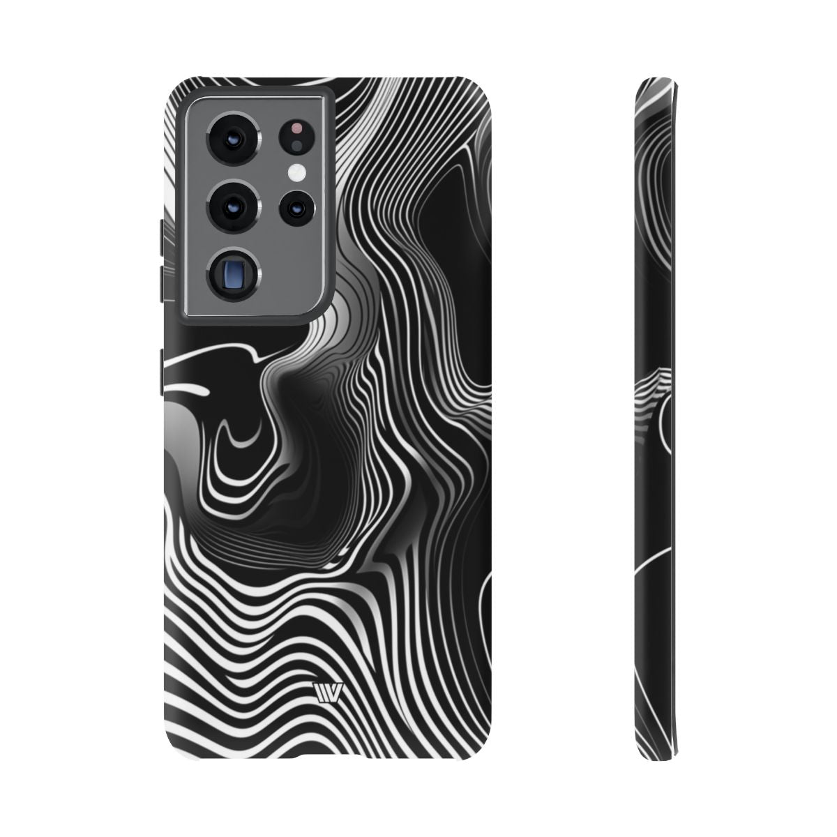 Abstract Zebra Stripes Tough Phone Case