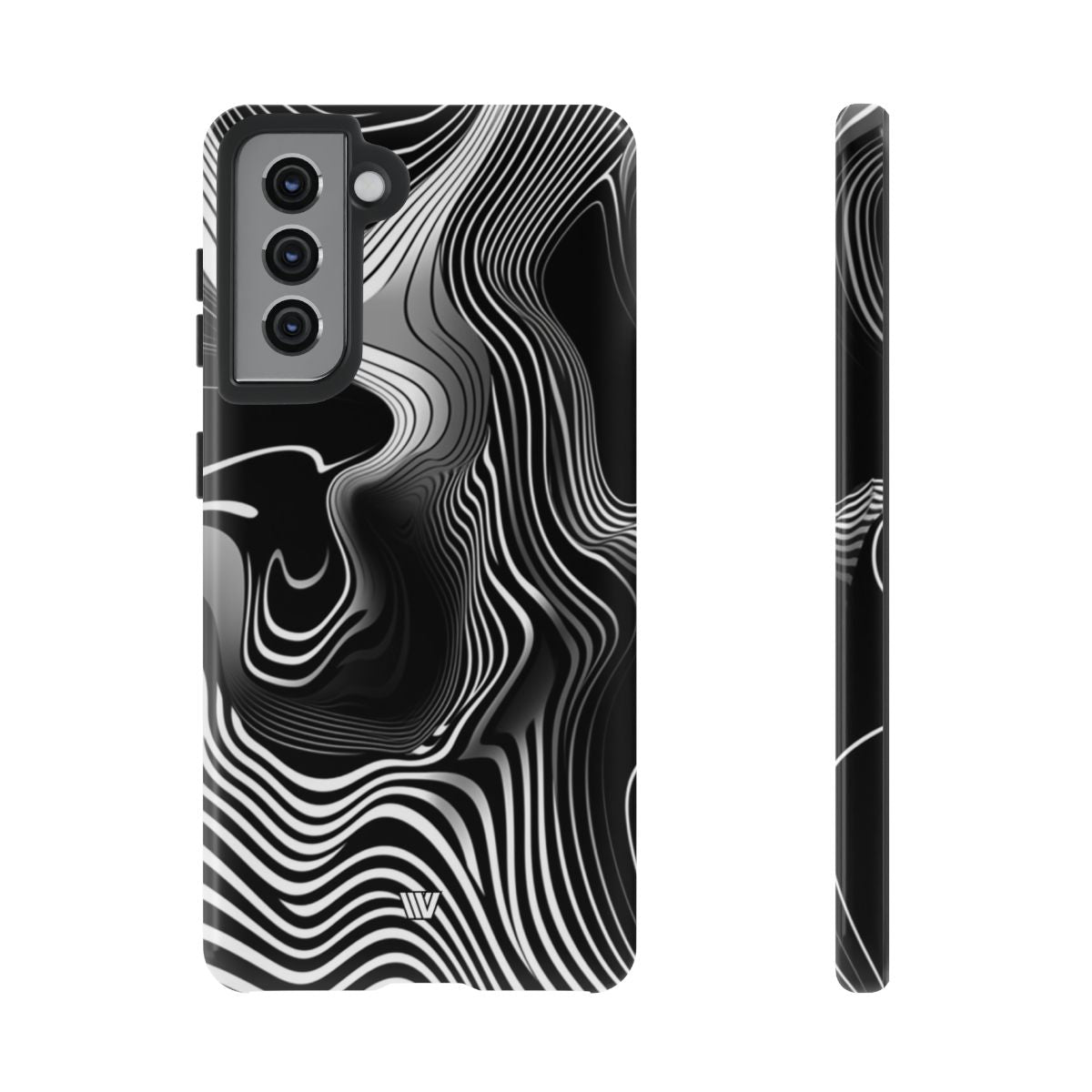 Abstract Zebra Stripes Tough Phone Case