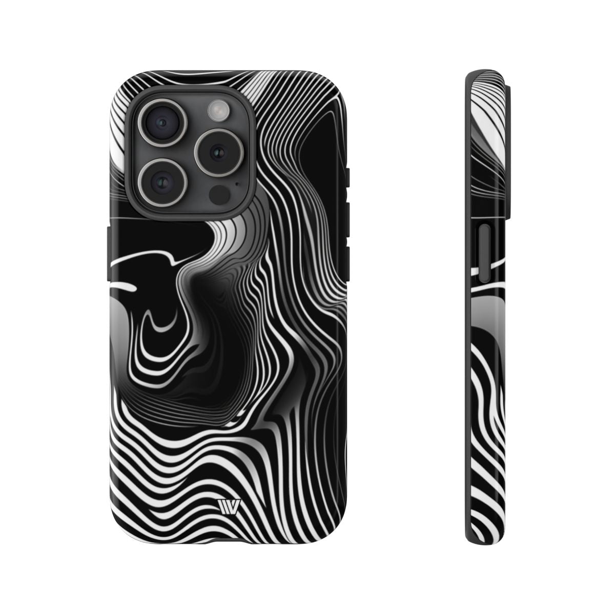 Abstract Zebra Stripes Tough Phone Case