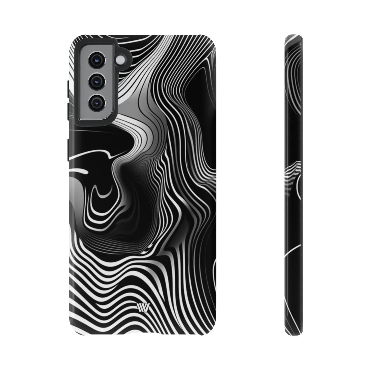 Abstract Zebra Stripes Tough Phone Case