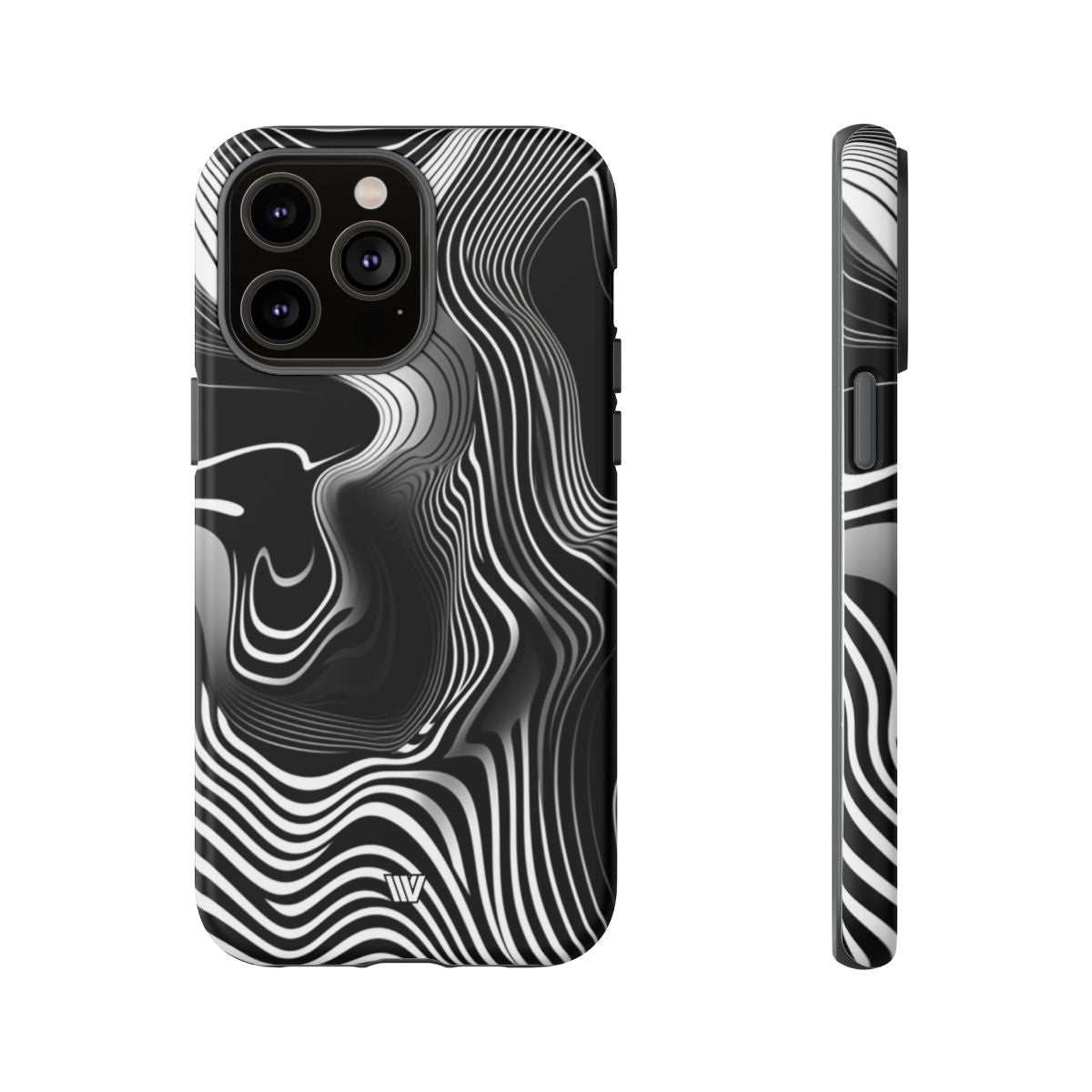 Abstract Zebra Stripes Tough Phone Case