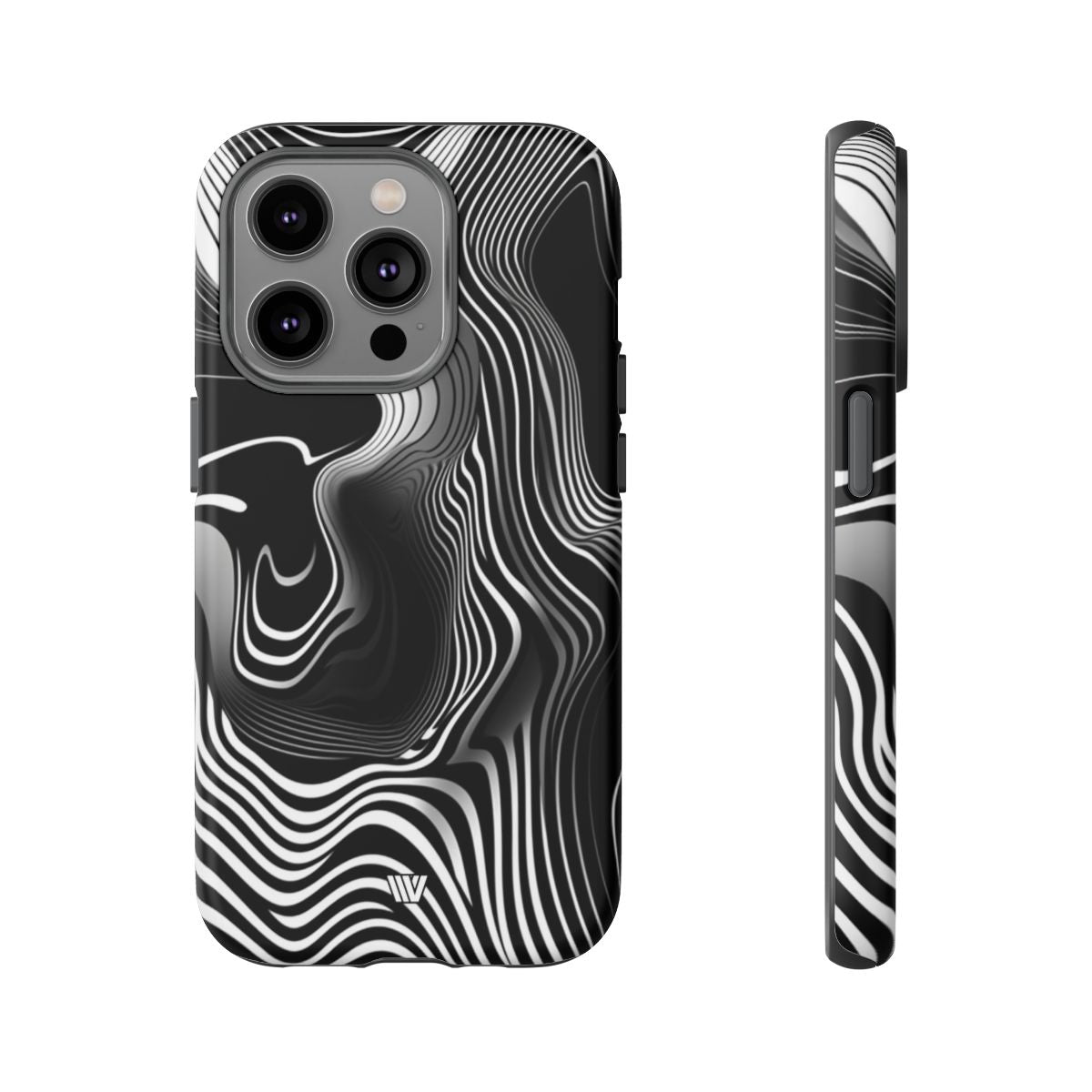 Abstract Zebra Stripes Tough Phone Case