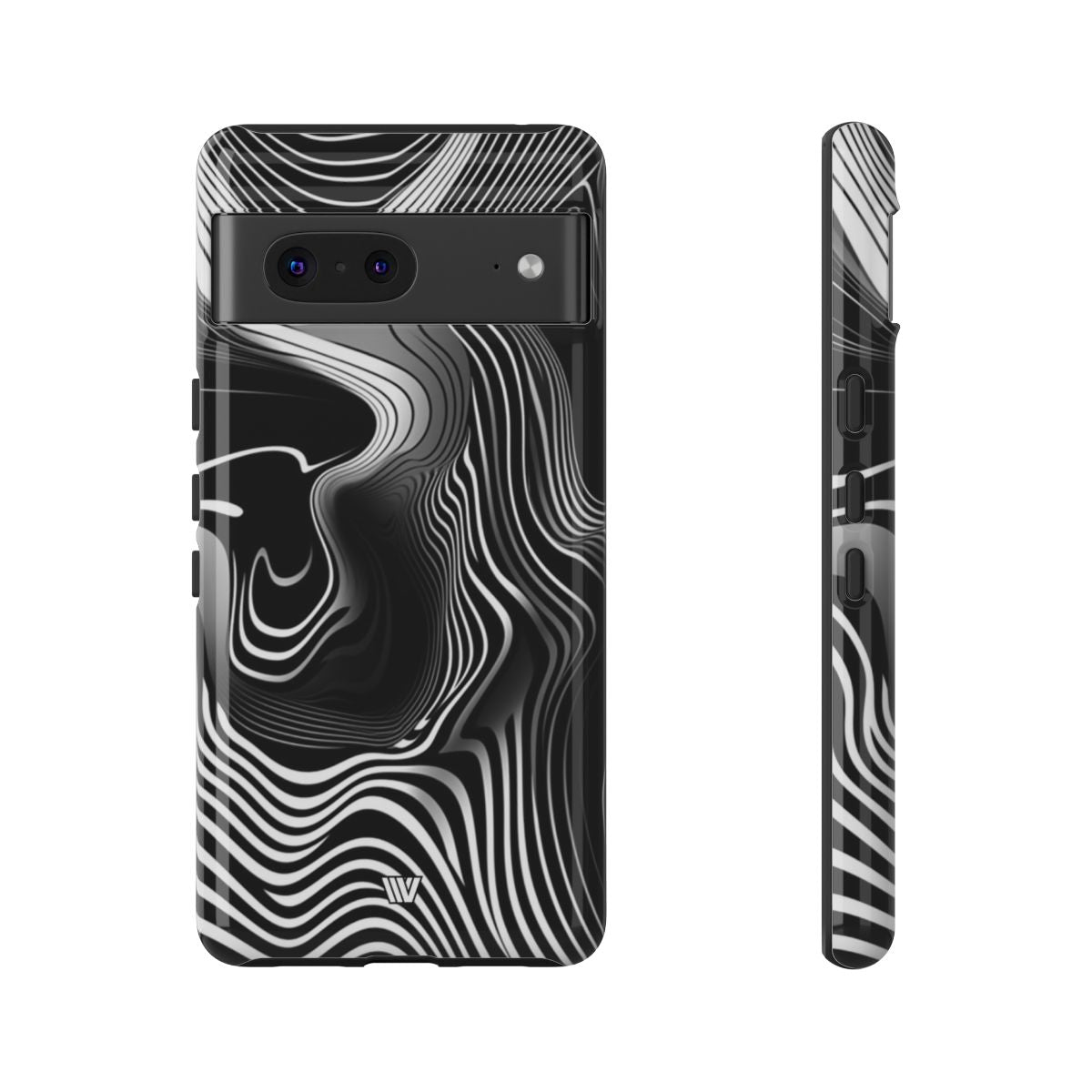 Abstract Zebra Stripes Tough Phone Case
