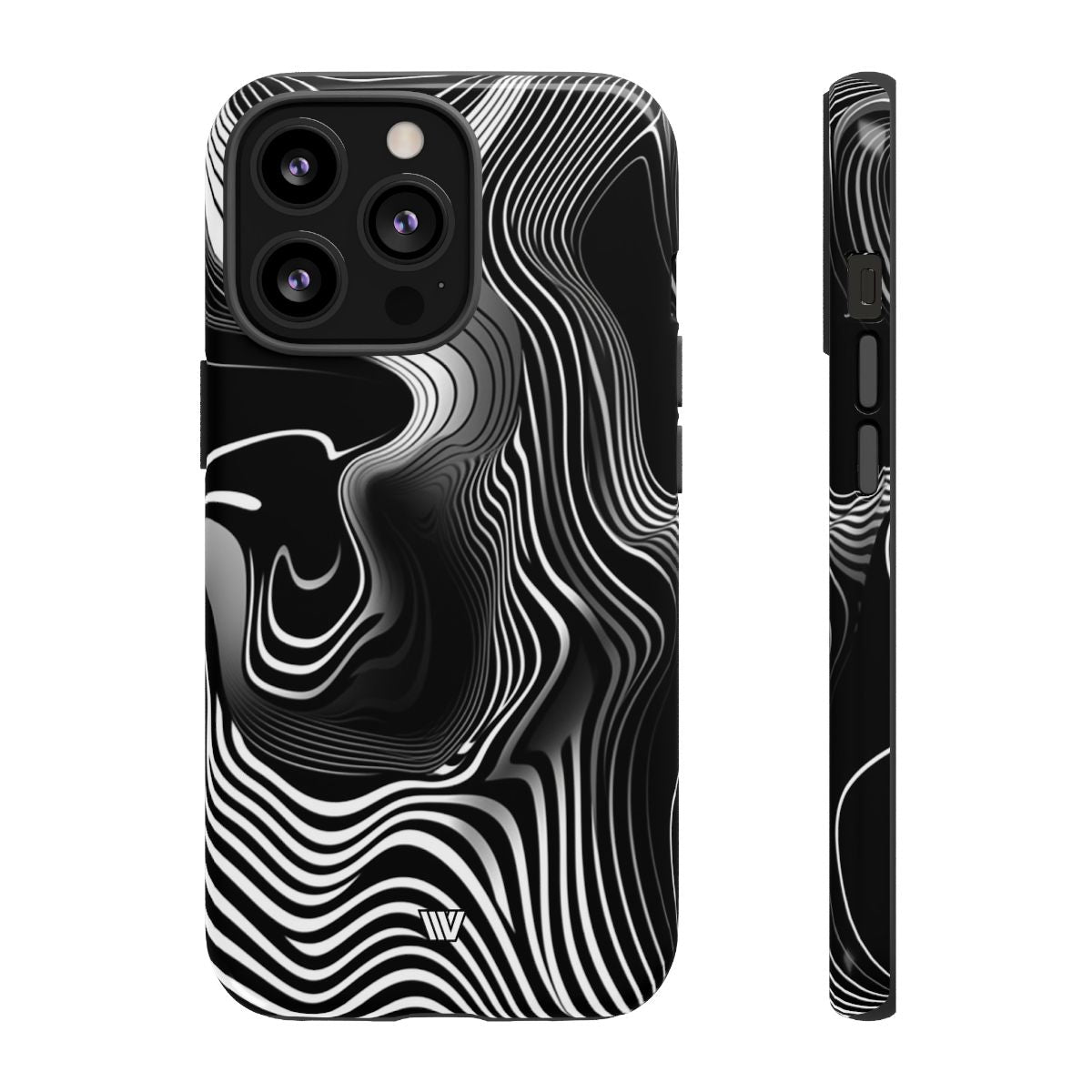 Abstract Zebra Stripes Tough Phone Case