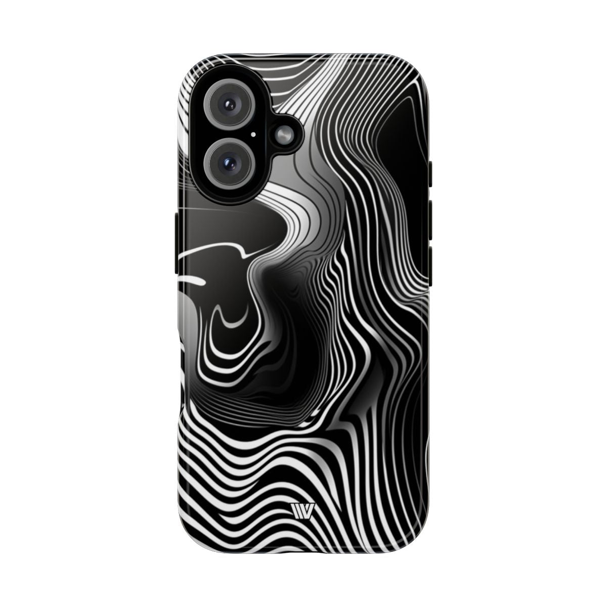 Abstract Zebra Stripes Tough Phone Case