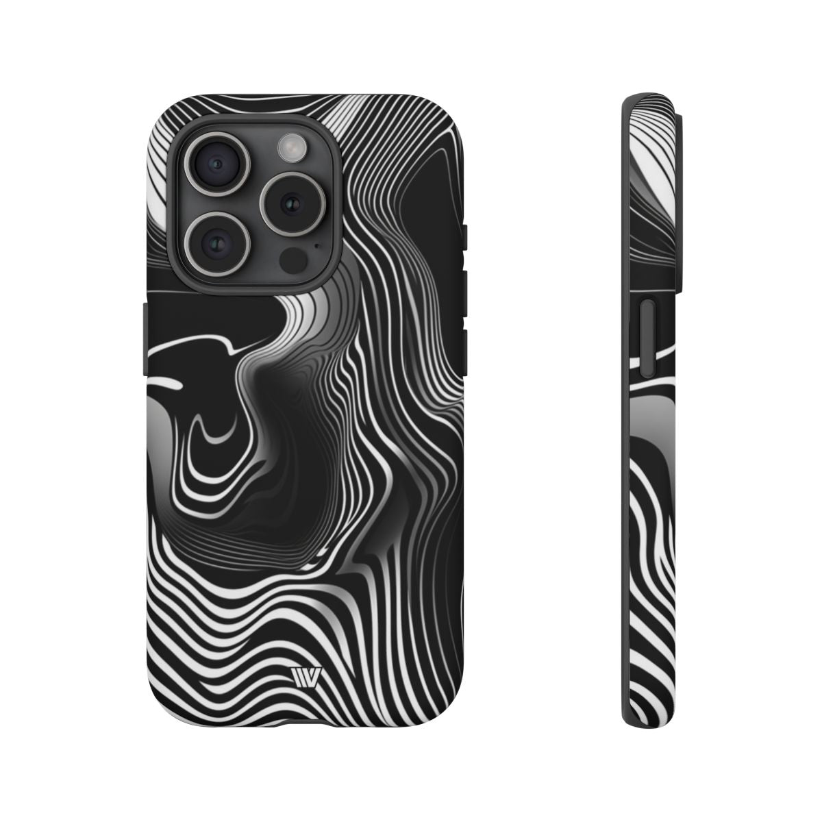 Abstract Zebra Stripes Tough Phone Case
