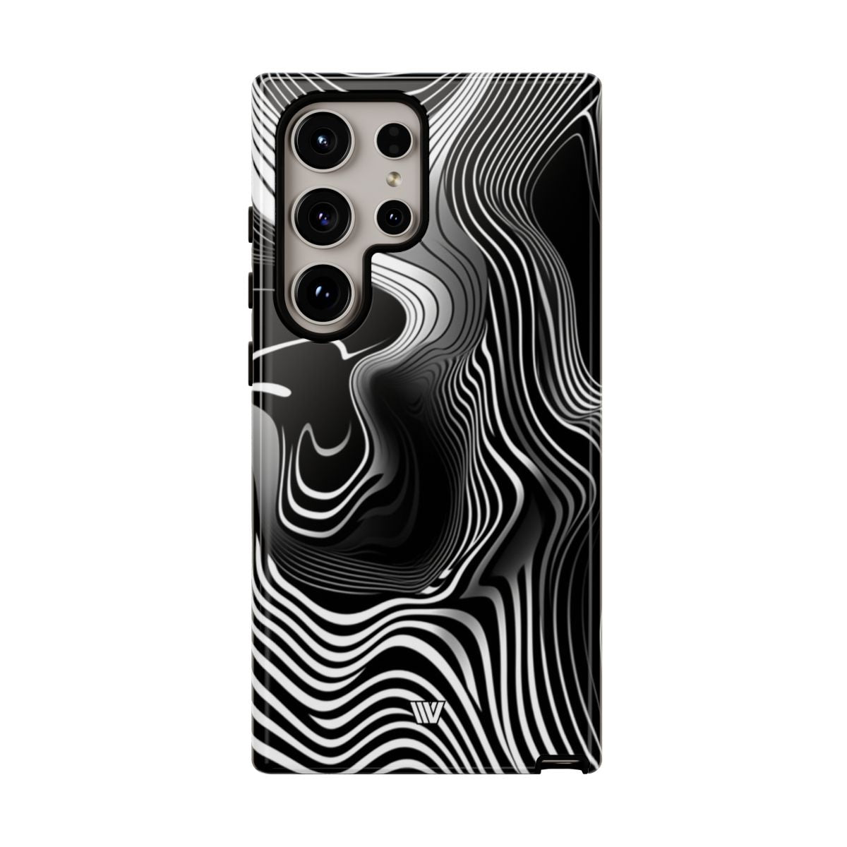 Abstract Zebra Stripes Tough Phone Case