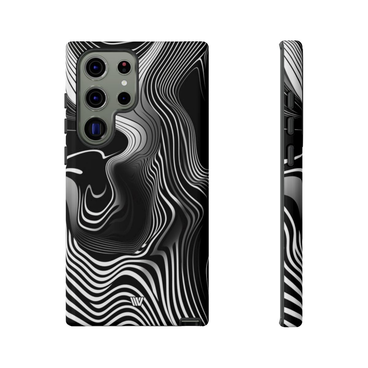 Abstract Zebra Stripes Tough Phone Case