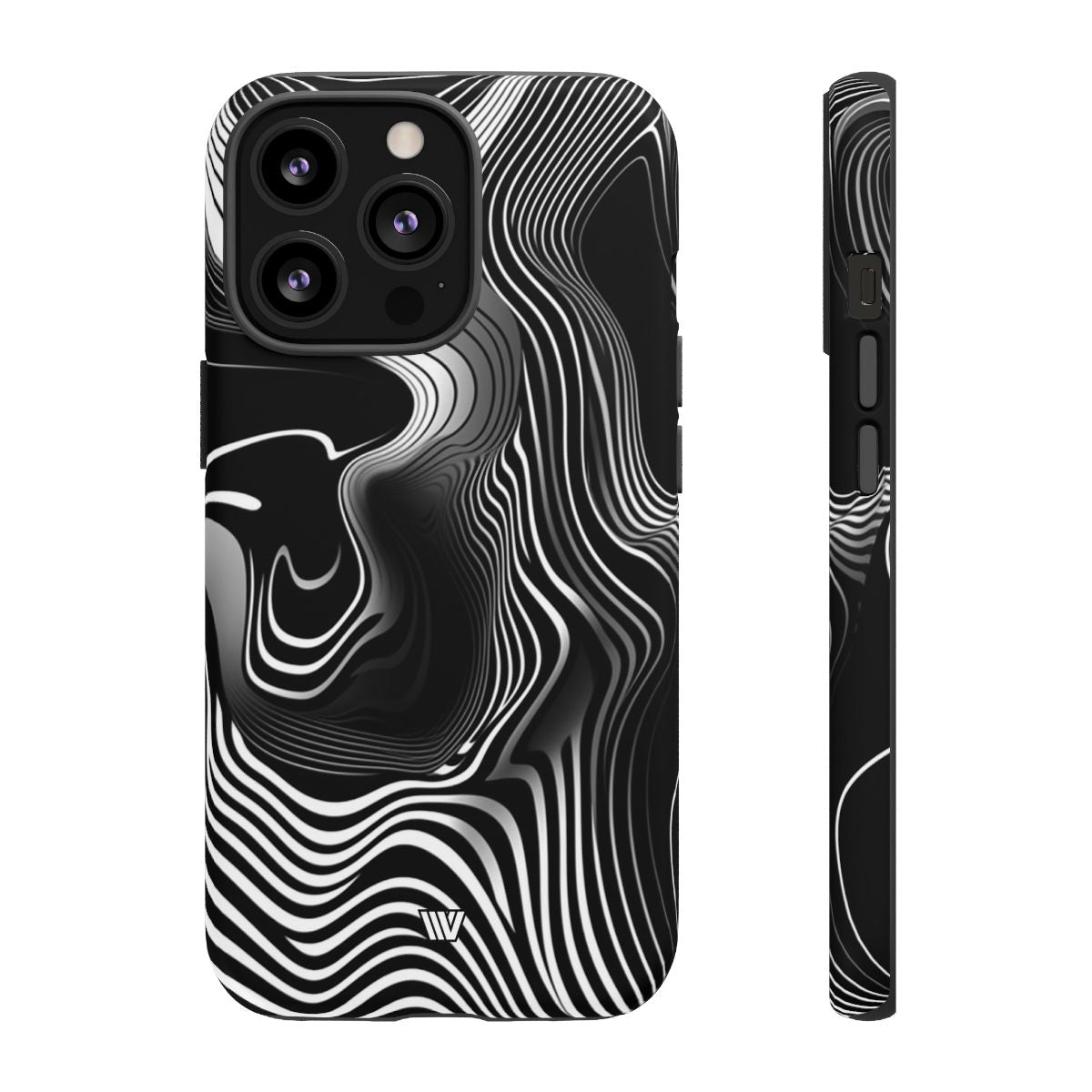 Abstract Zebra Stripes Tough Phone Case