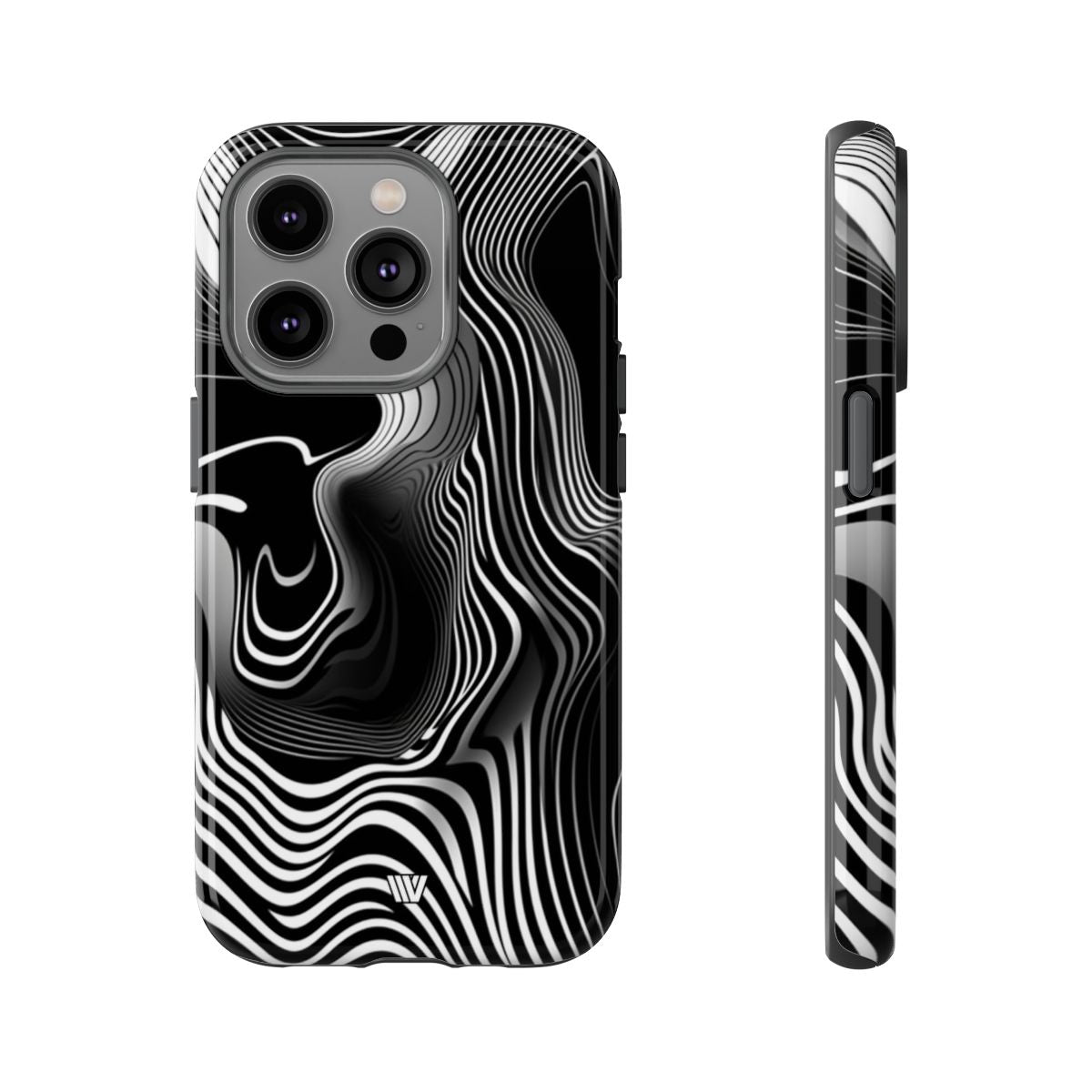 Abstract Zebra Stripes Tough Phone Case
