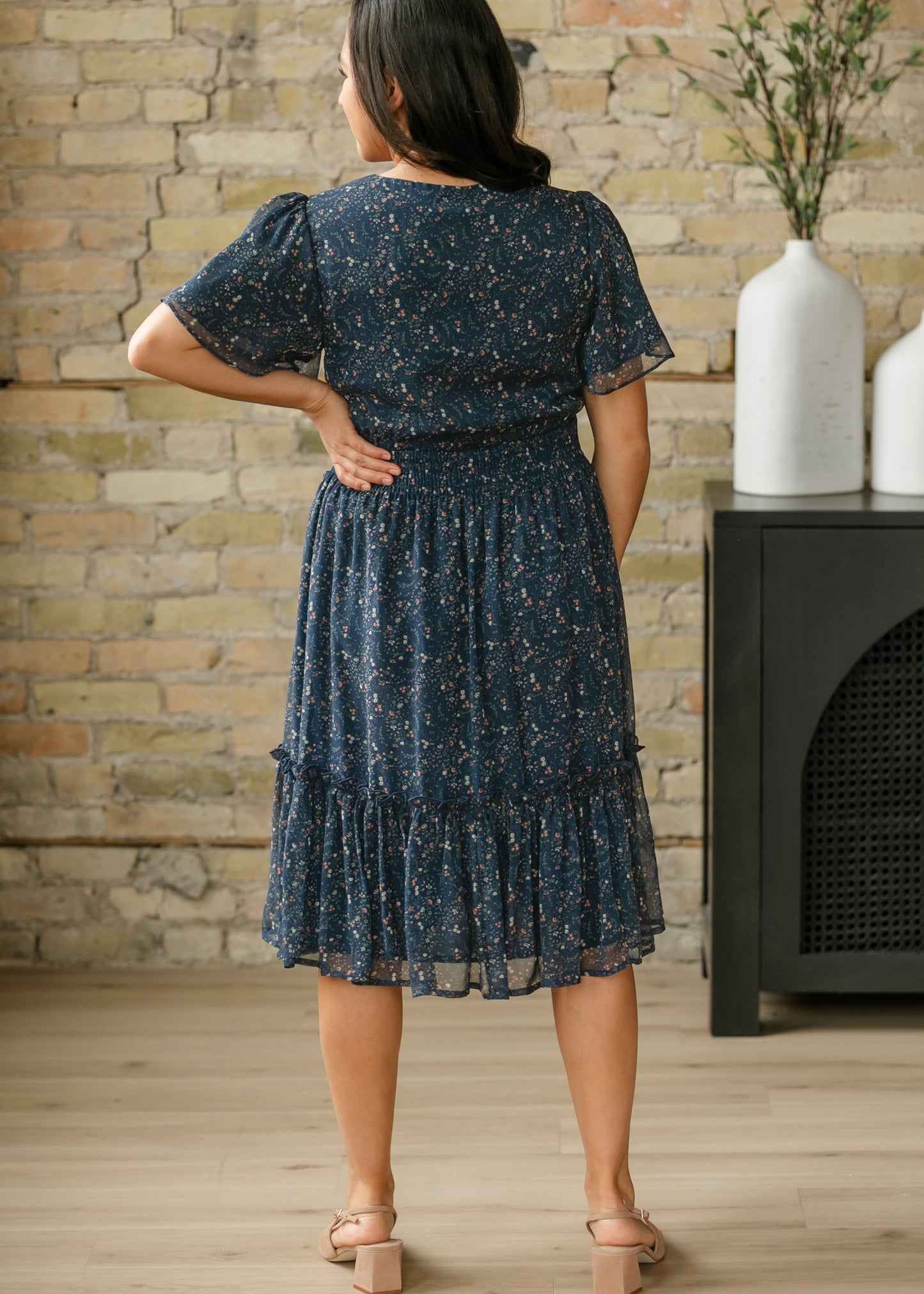 Sophie Floral Midi Dress