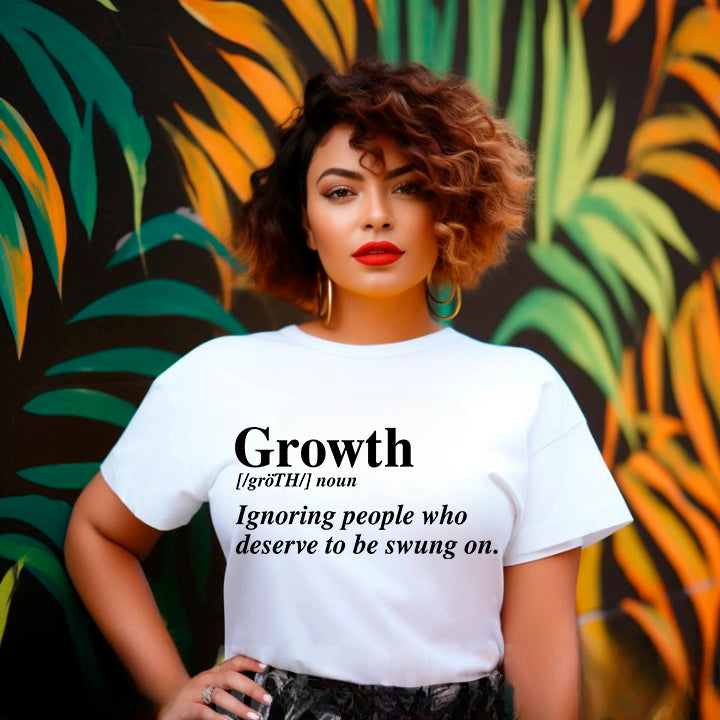 Growth Graphic Tee Unisex Uplifting Message T-Shirt