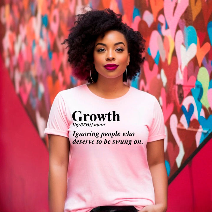 Growth Graphic Tee Unisex Uplifting Message T-Shirt