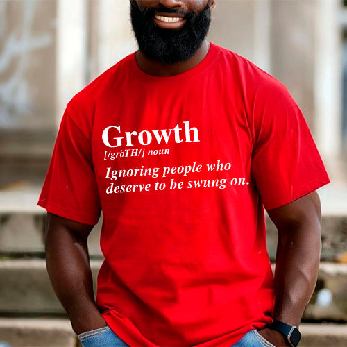 Growth Graphic Tee Unisex Uplifting Message T-Shirt