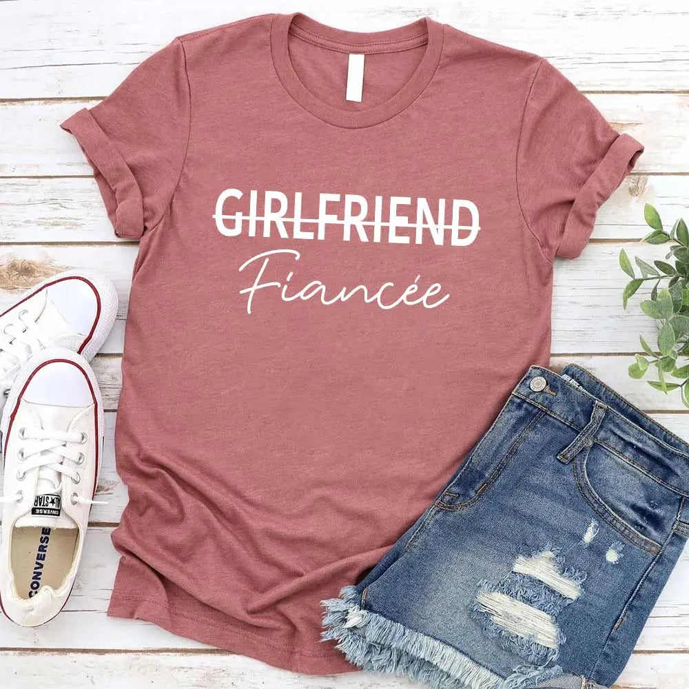 Boyfriend & Girlfriend Couples Tee Comfortable Unisex T-Shirt