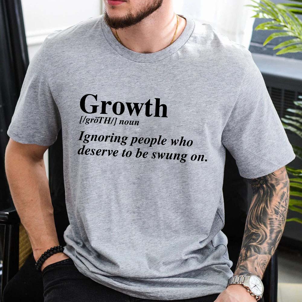 Growth Graphic Tee Unisex Uplifting Message T-Shirt