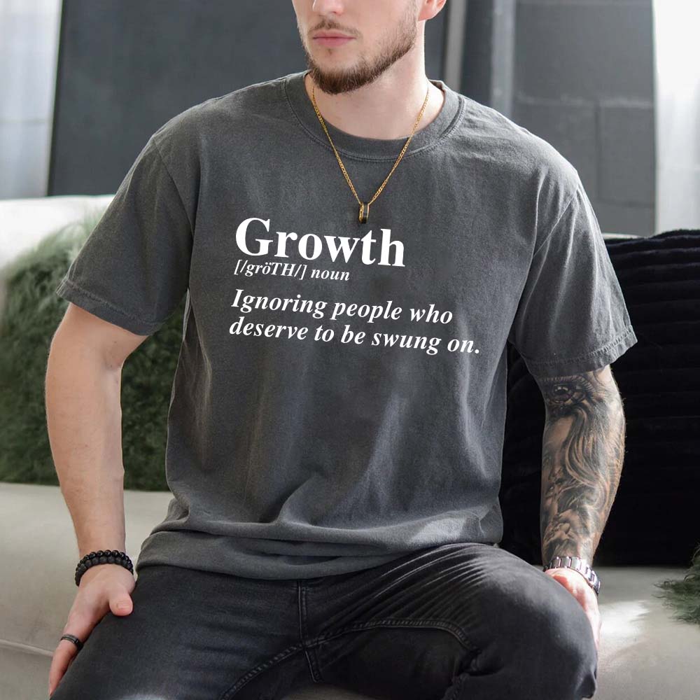 Growth Graphic Tee Unisex Uplifting Message T-Shirt