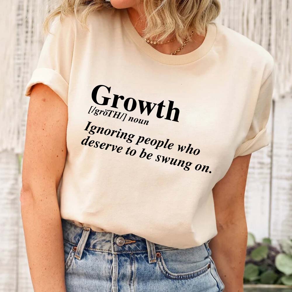 Growth Graphic Tee Unisex Uplifting Message T-Shirt