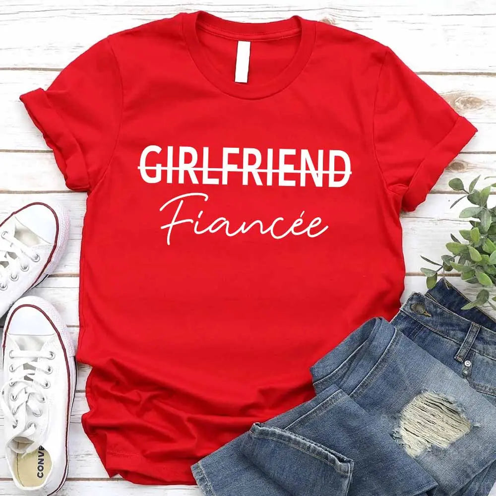 Boyfriend & Girlfriend Couples Tee Comfortable Unisex T-Shirt