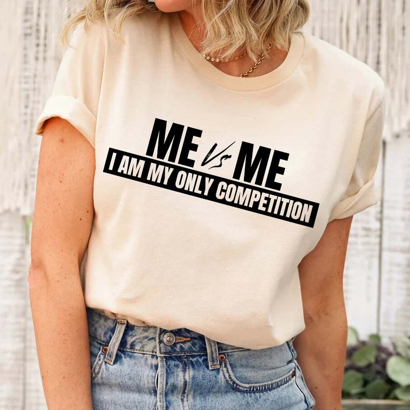 Me vs Me Motivational Self-Discipline Unisex T-Shirt Net30