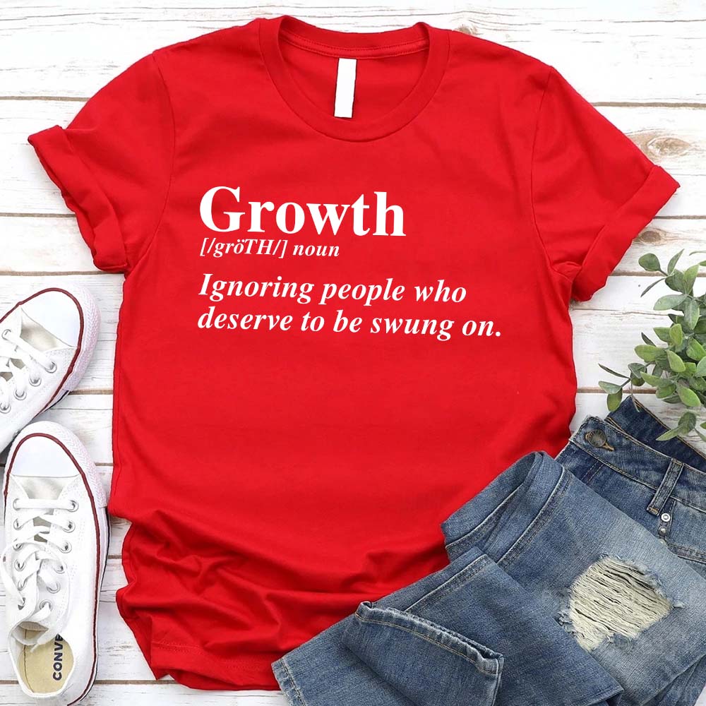 Growth Graphic Tee Unisex Uplifting Message T-Shirt