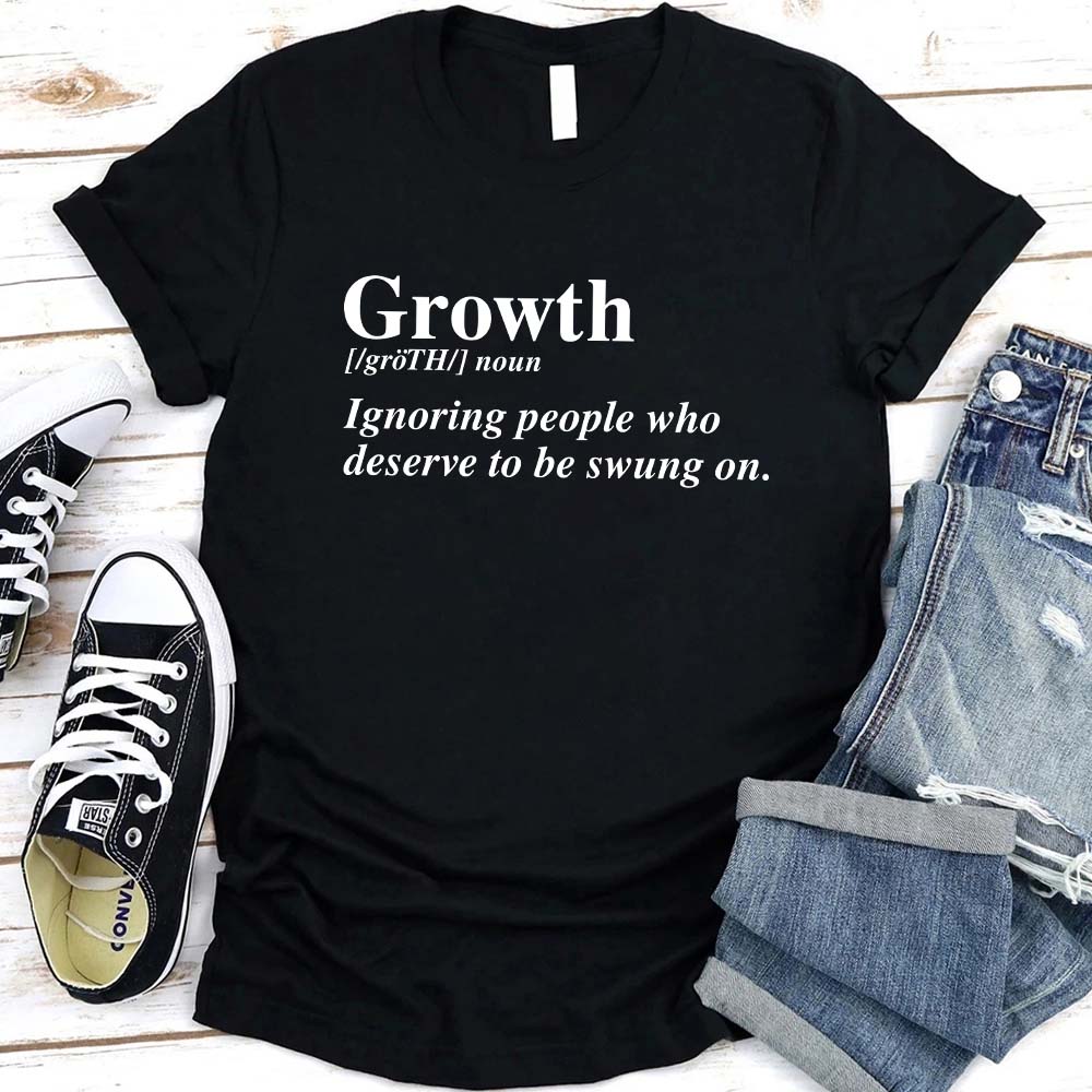 Growth Graphic Tee Unisex Uplifting Message T-Shirt