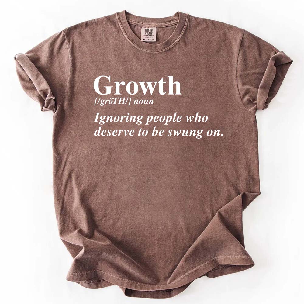 Growth Graphic Tee Unisex Uplifting Message T-Shirt