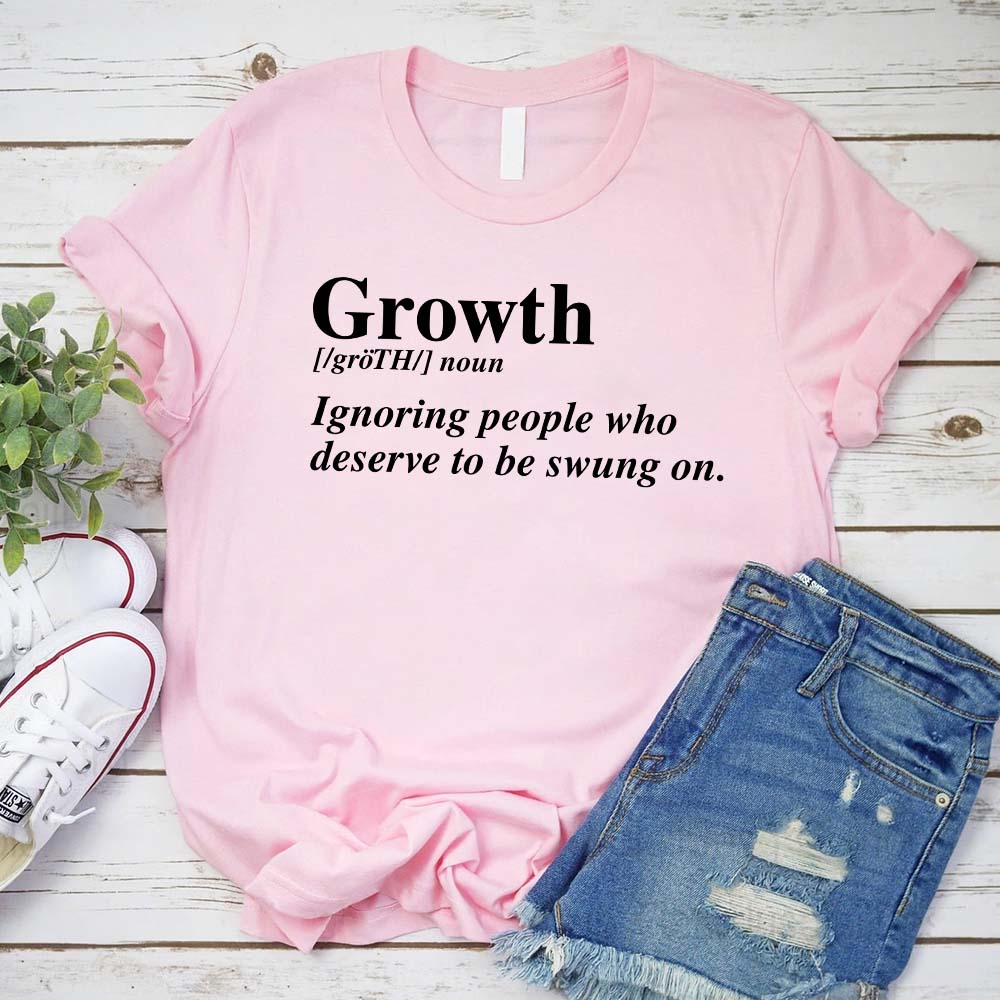 Growth Graphic Tee Unisex Uplifting Message T-Shirt