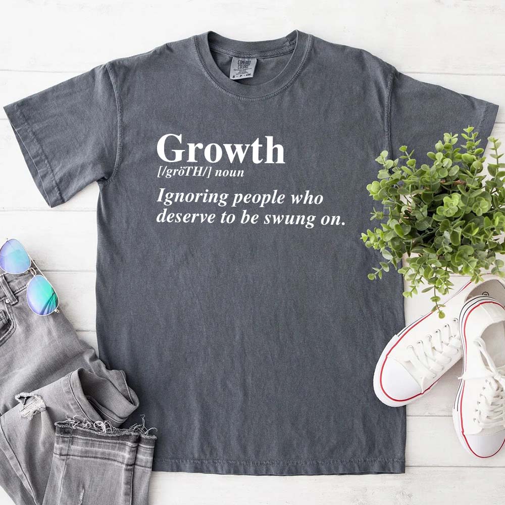 Growth Graphic Tee Unisex Uplifting Message T-Shirt
