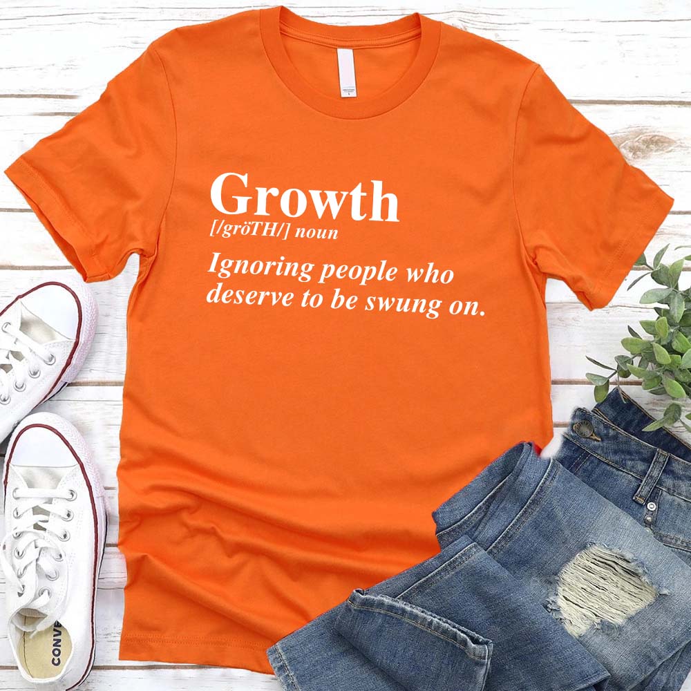 Growth Graphic Tee Unisex Uplifting Message T-Shirt