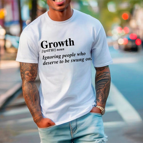 Growth Graphic Tee Unisex Uplifting Message T-Shirt