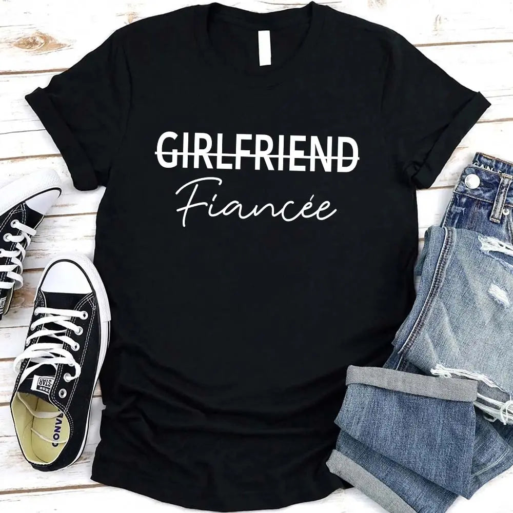 Boyfriend & Girlfriend Couples Tee Comfortable Unisex T-Shirt