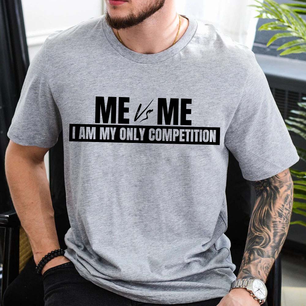 Me vs Me Unisex T-Shirt – Motivational Self-Discipline Tee