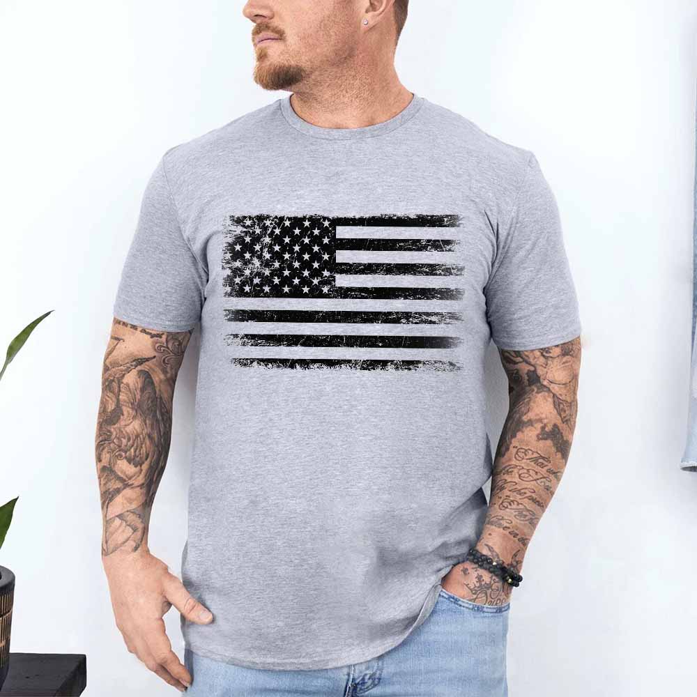 Rogue Style USA Distressed Flag Unisex T-Shirts