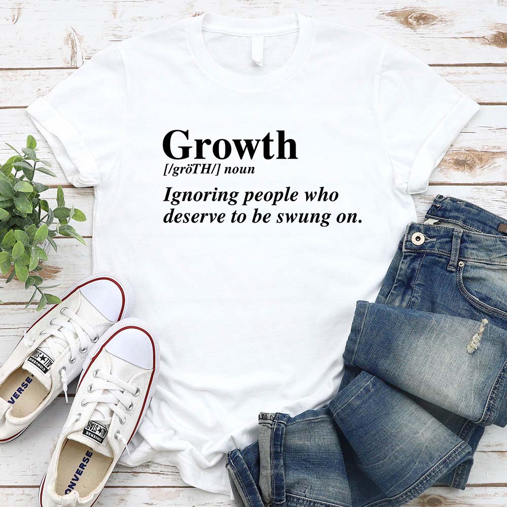 Growth Graphic Tee Unisex Uplifting Message T-Shirt