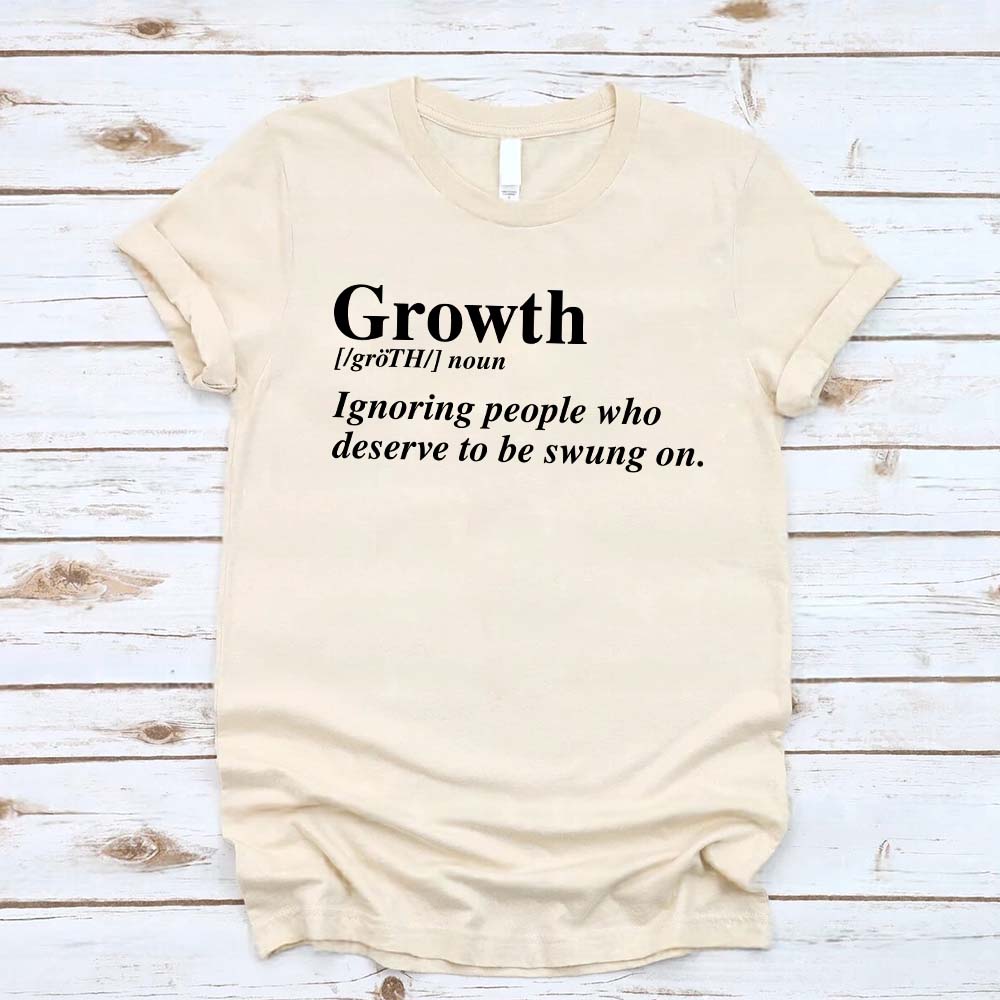 Growth Graphic Tee Unisex Uplifting Message T-Shirt