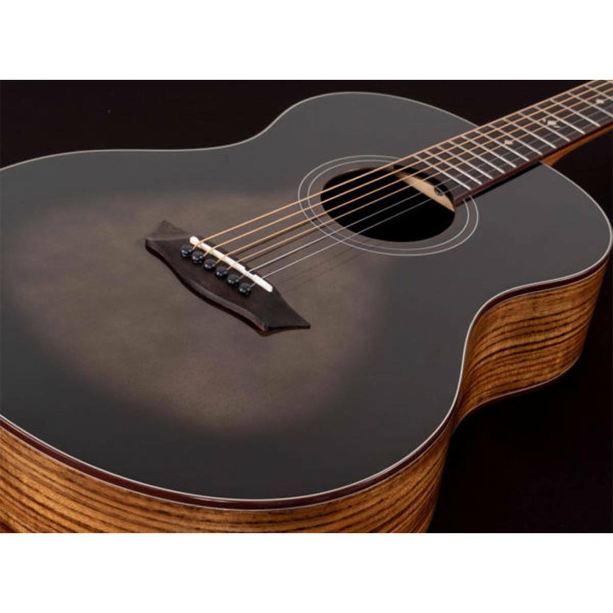 Washburn Charcoal Burst Studio Acoustic Guitar Bella Tono Novo S9