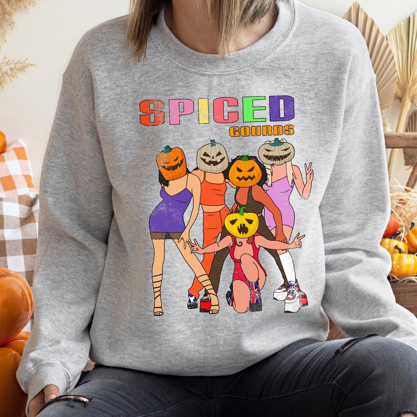 Spiced Gourds Halloween Sweatshirt