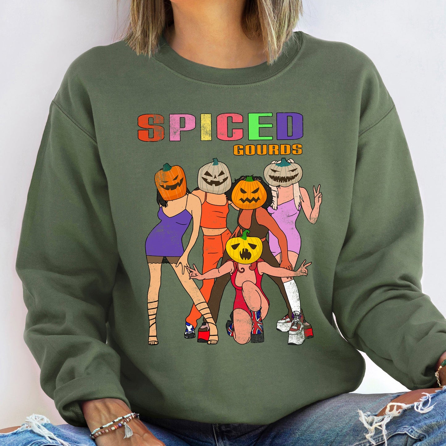 Spiced Gourds Halloween Sweatshirt