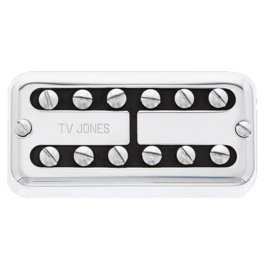 TV Jones Power'Tron Neck Humbucker Pickup - Chrome - New