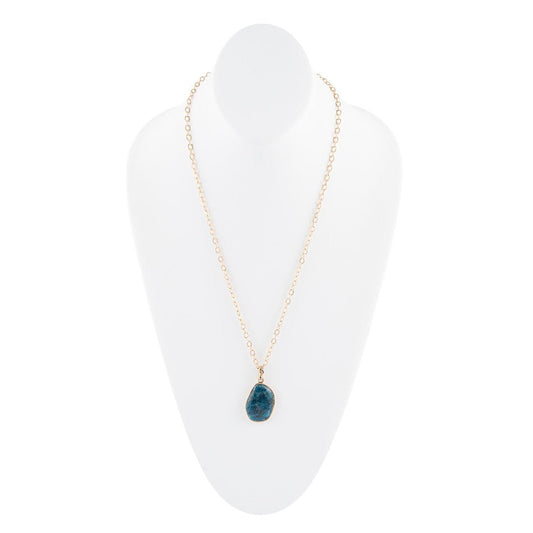 Statement Apatite Pendant Necklace