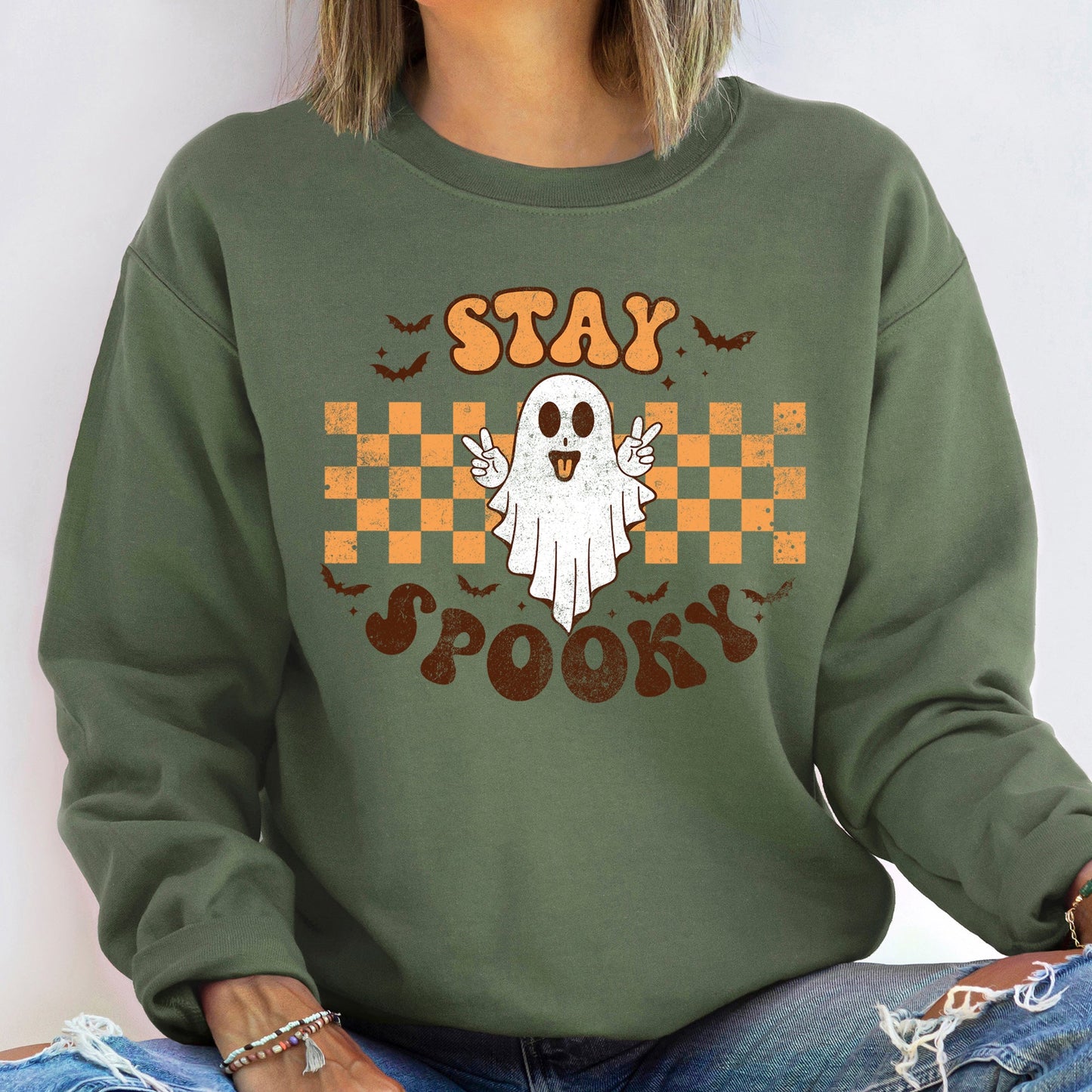 Stay Spooky Vintage Halloween Sweatshirt