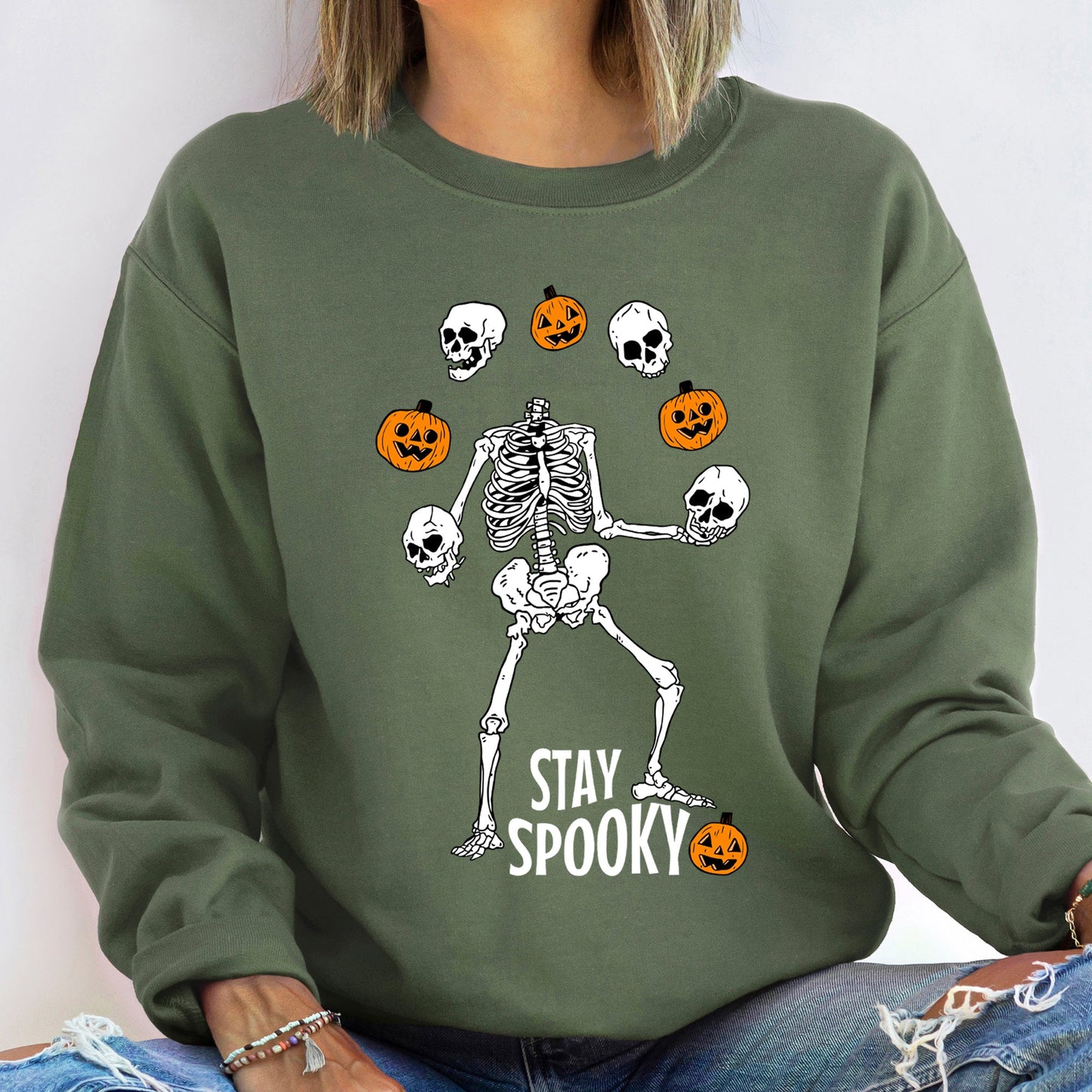 Stay Spooky Juggling Halloween Sweatshirt