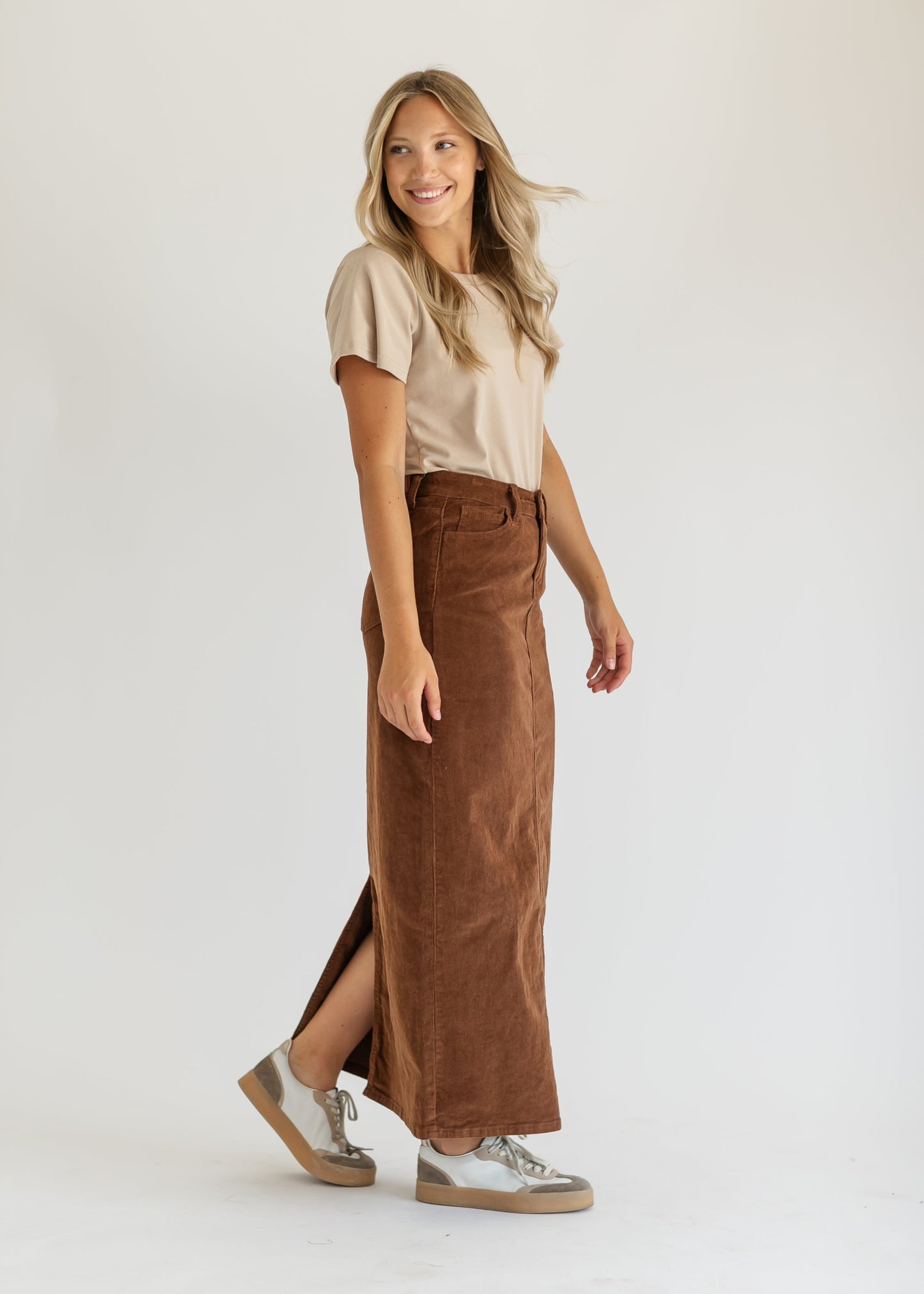 Stella Denim Maxi Skirt